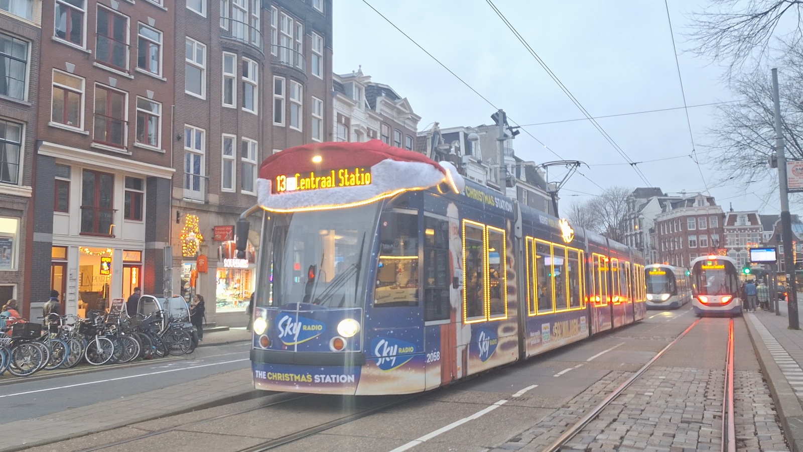 Kersttram Amsterdam