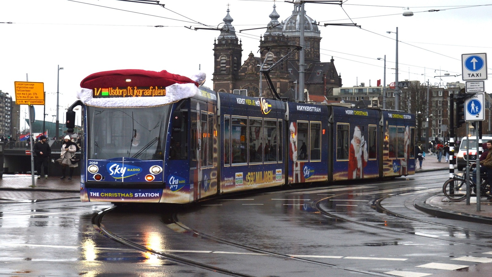 Kersttram Amsterdam