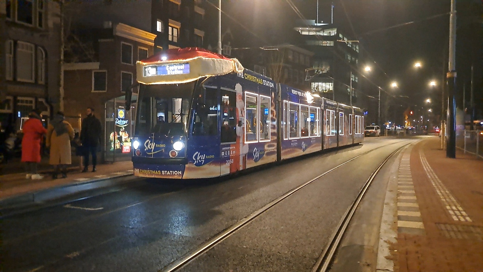 Kersttram Amsterdam